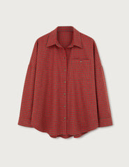 Flannel Check Shirt · red