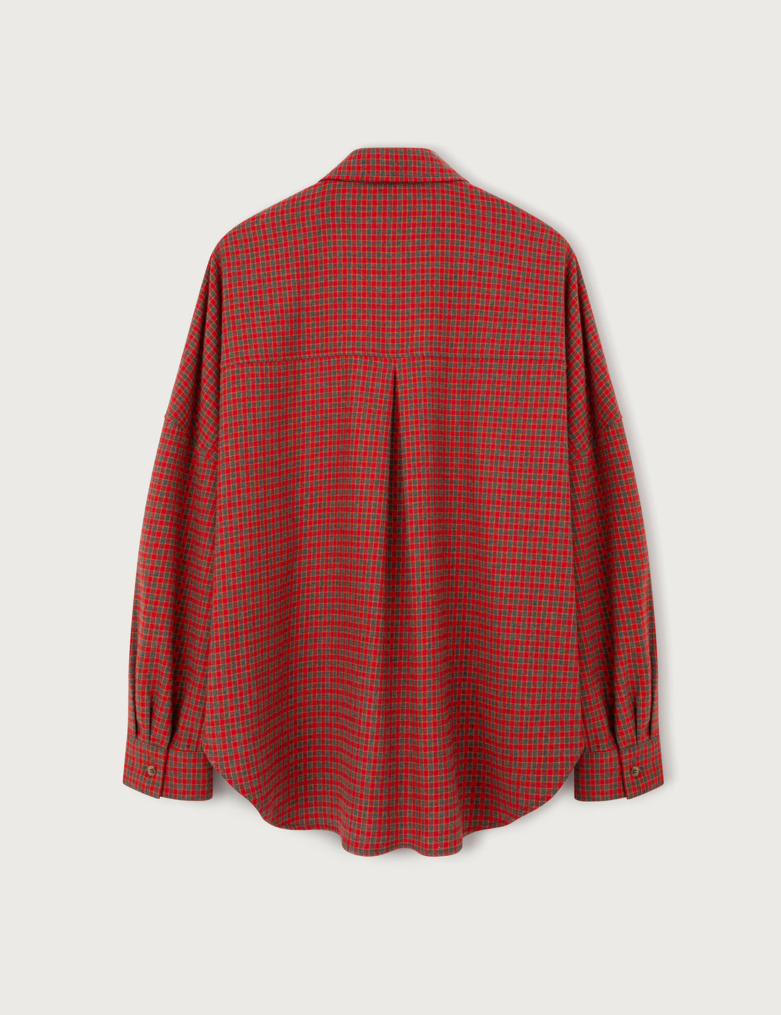 Flannel Check Shirt · red