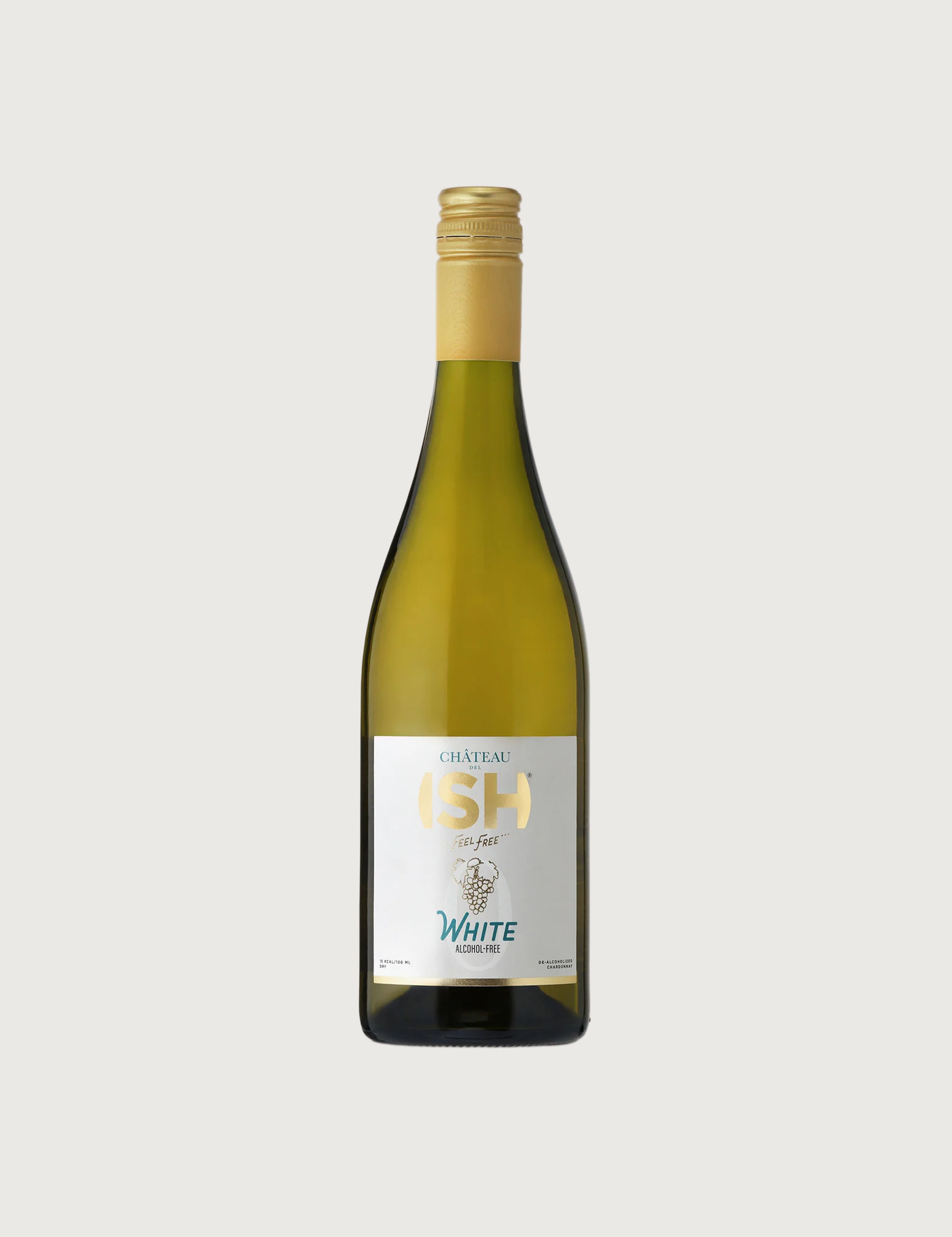 Nonalcoholic Still White Chardonnay 750 ml dry white wine Francis