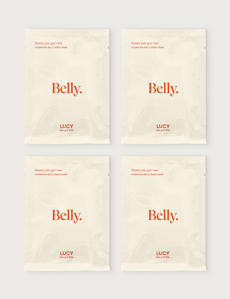 LUCY Belly Sheet Mask Set (4x1pc)