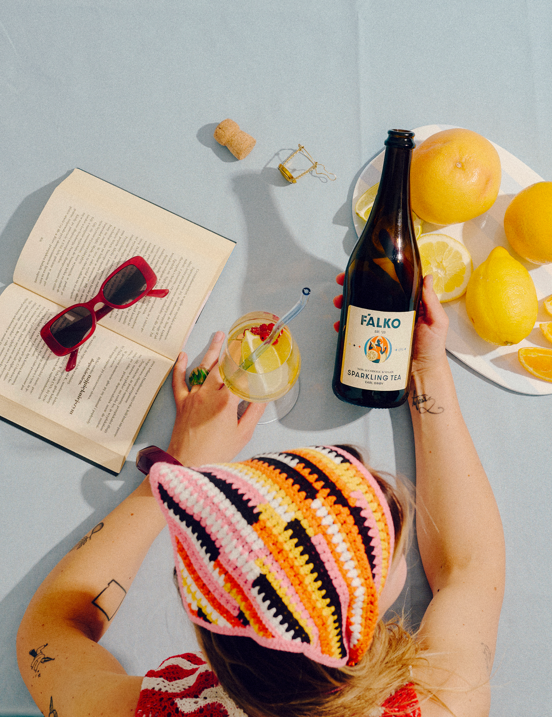 F'ALKO 750 ml · Sparkling Tea 0%