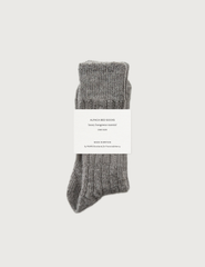 Alpaca Bed Socks · grey